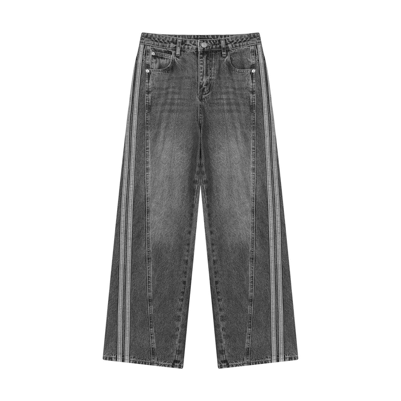 ECDS Women’s Wide Leg Black Denim Jeans