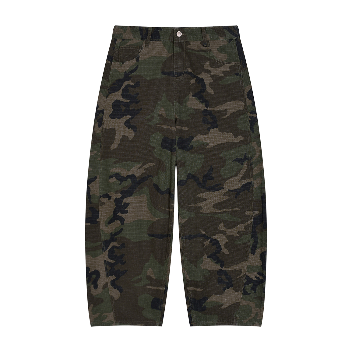 ECDS Camo Barrel Leg Cargo Pants