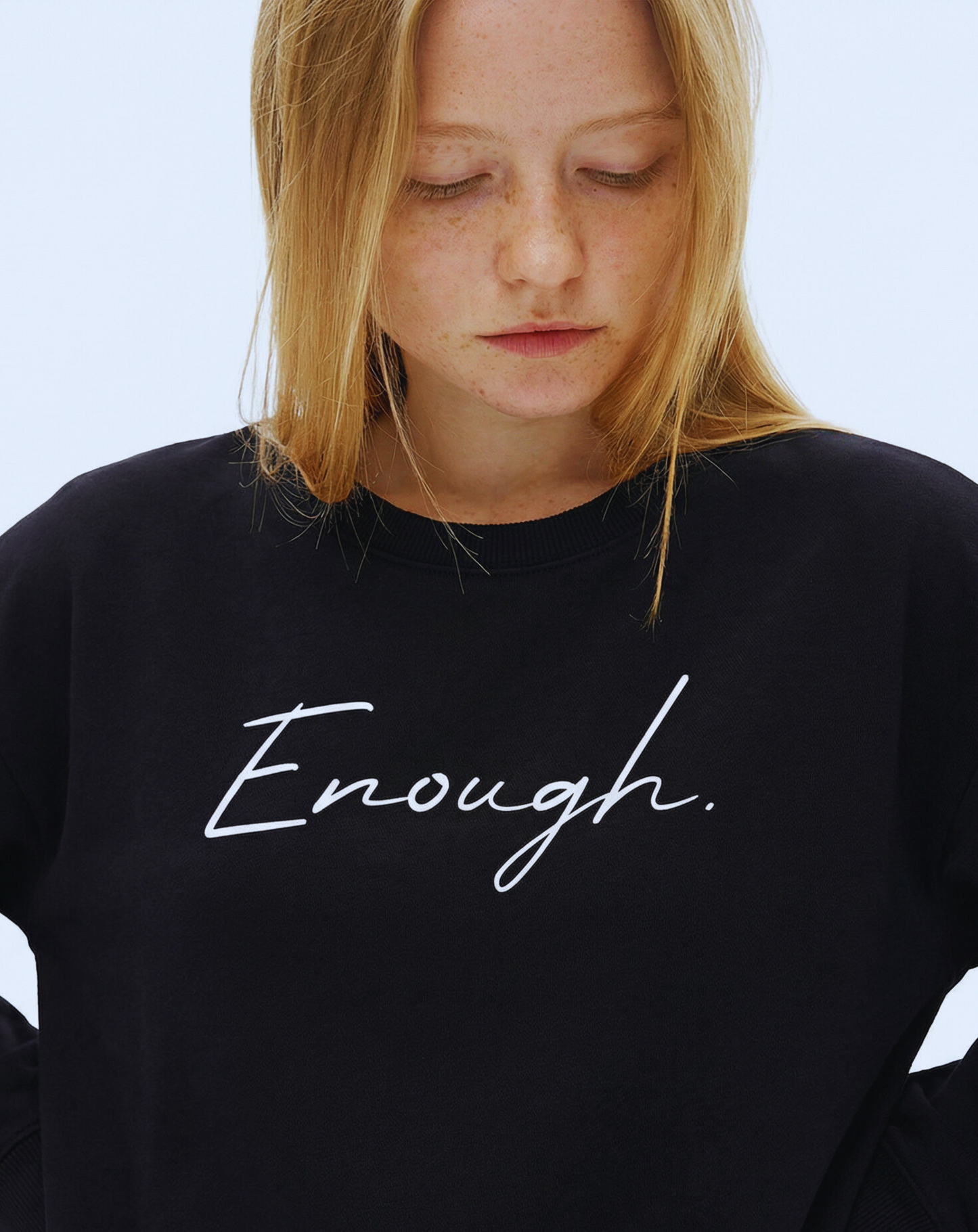 Enough.Drop Shoulder Sweatshirt