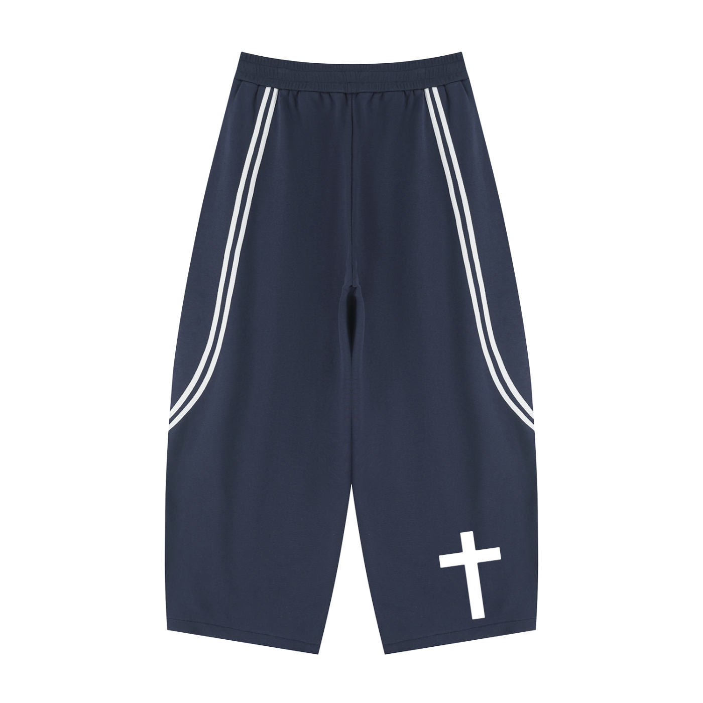 Unisex Wide Leg Piping Sweatpants