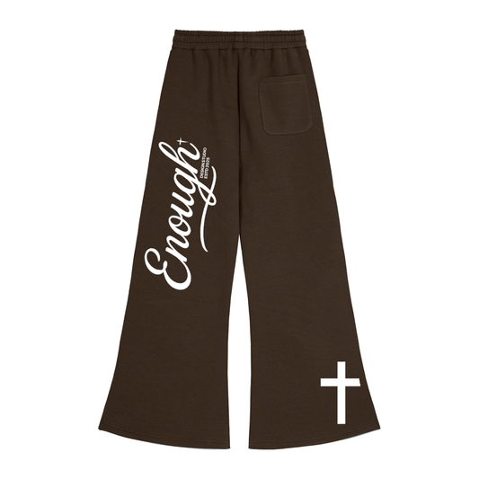 Enough.Wide Leg Sweatpants