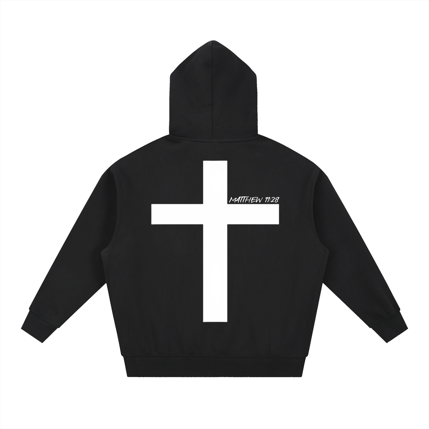 Enough.Essential Boxy Hoodie Black