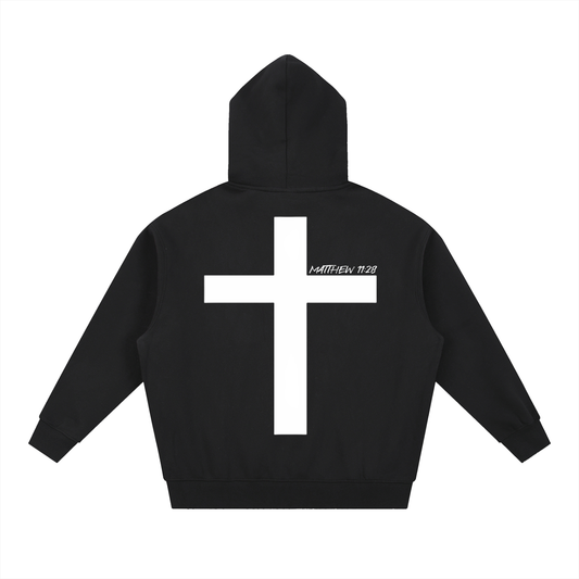 Enough.Essential Boxy Hoodie Black