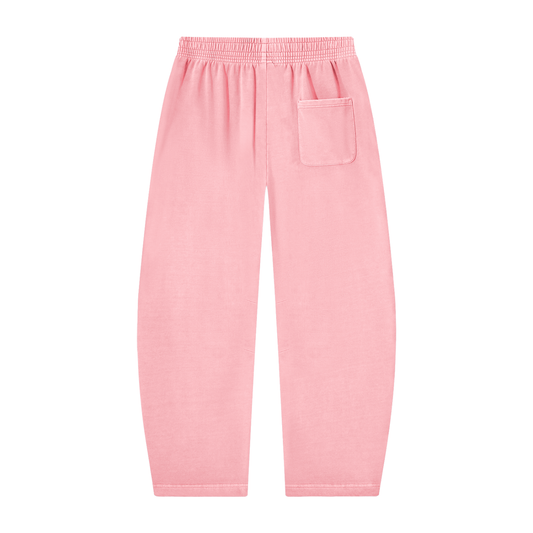 Enough.Vintage Washed Barrel Leg Sweatpants