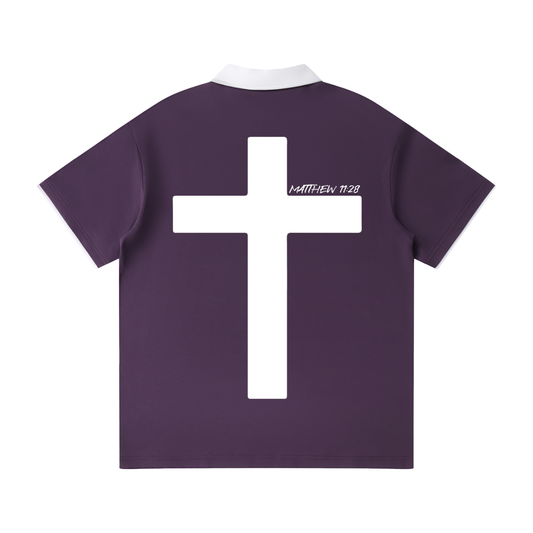 Enough.Raglan Polo Shirt