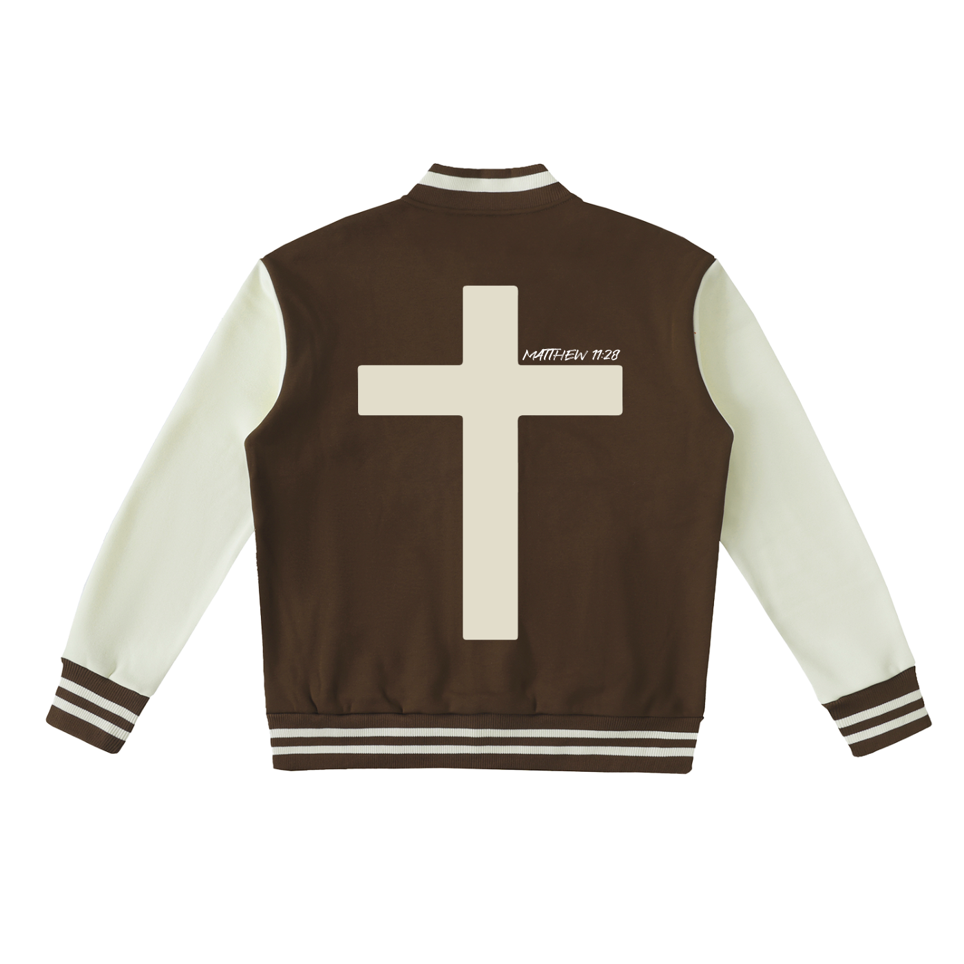 Enough.Varsity Jacket Brown