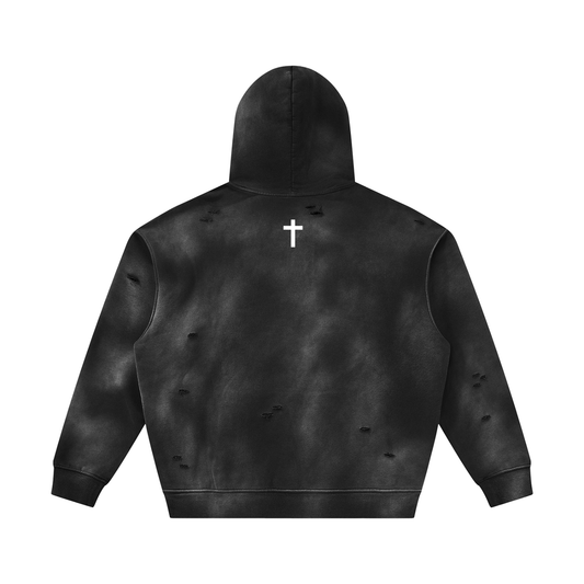 ECDS Sunfade Frayed Fleece Hoodie