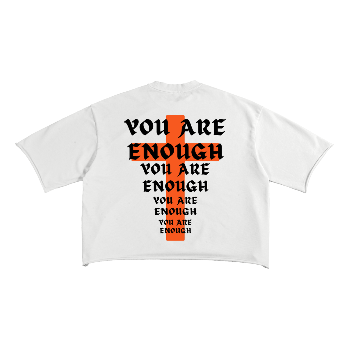 11:28 French Tee Orange - White