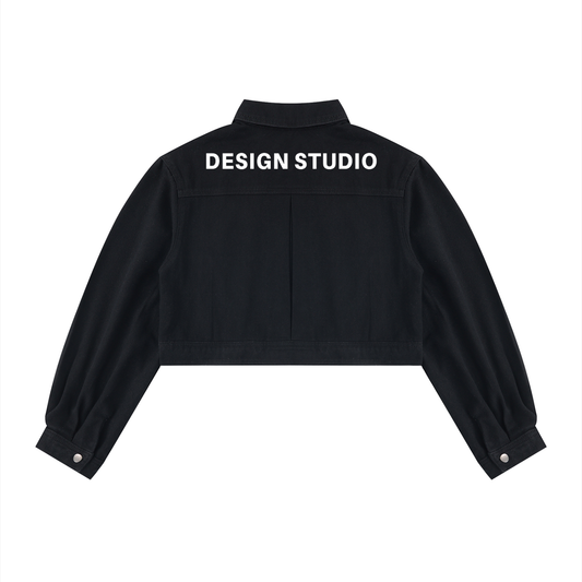 ECDS Women’s Crop Denim Jacket