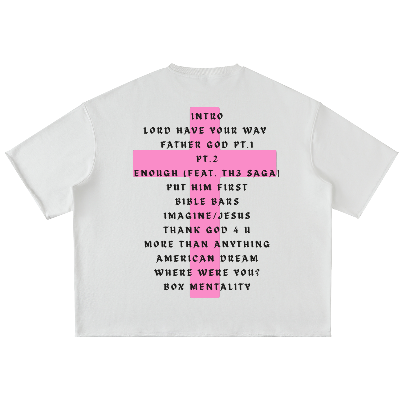 GML2C Pink Tee - White