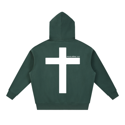 Essential Oversized Boxy Fit Fleece Hoodie