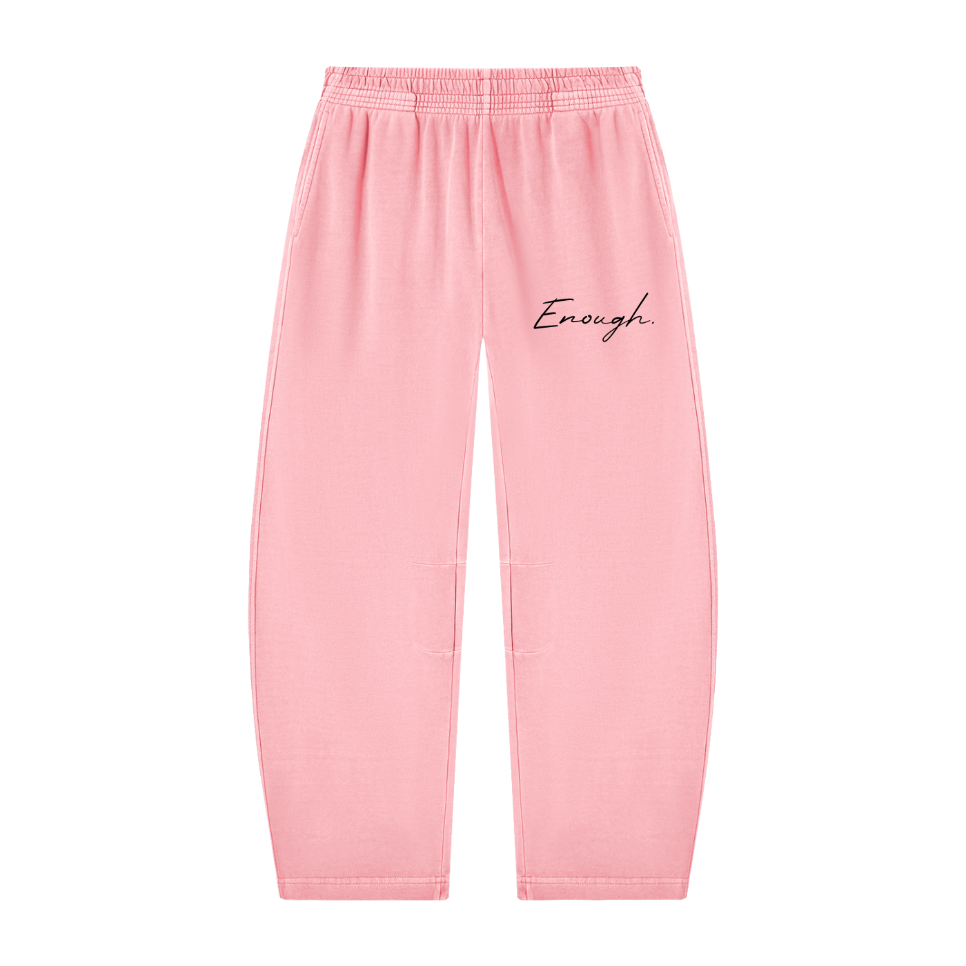 Unisex Vintage Washed Barrel Leg Sweatpants