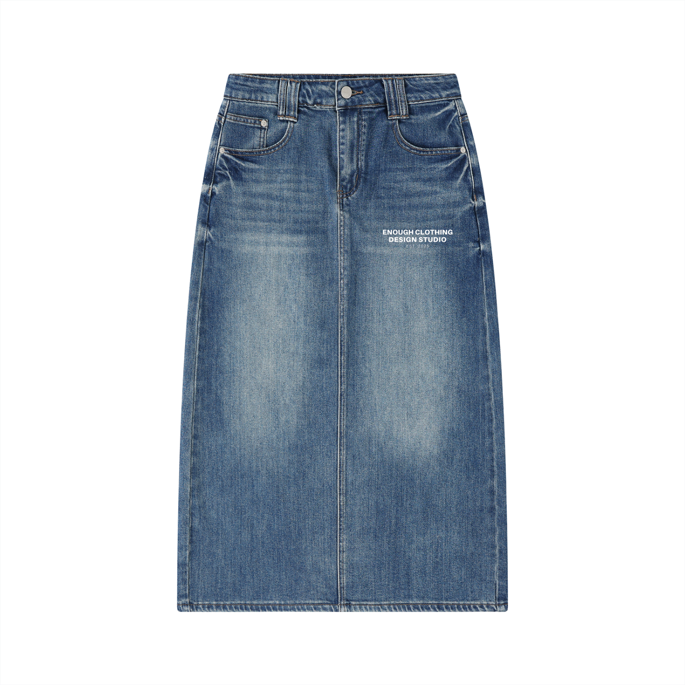 Women’s Vintage Wash Denim Skirt