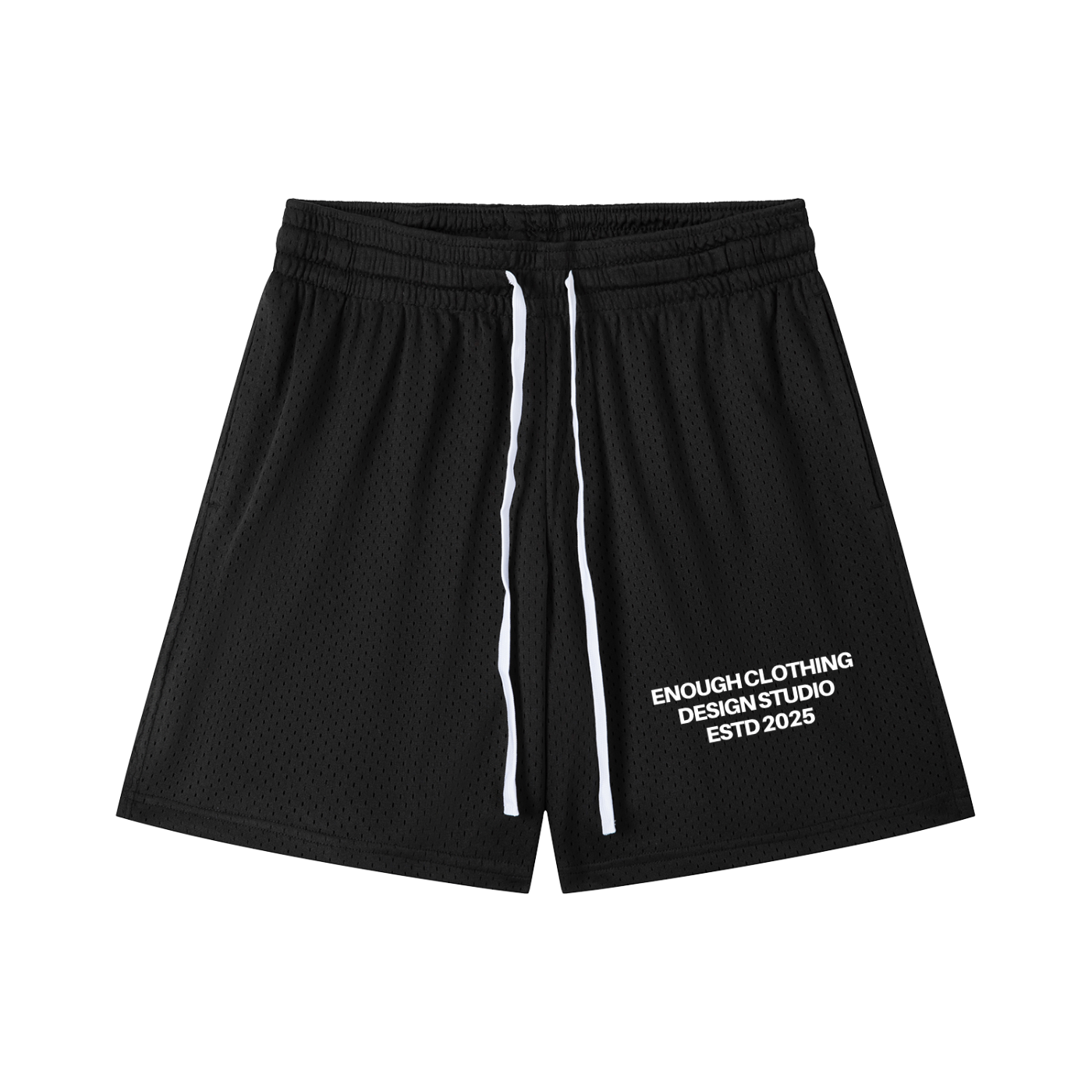 Mesh Drawstring Shorts