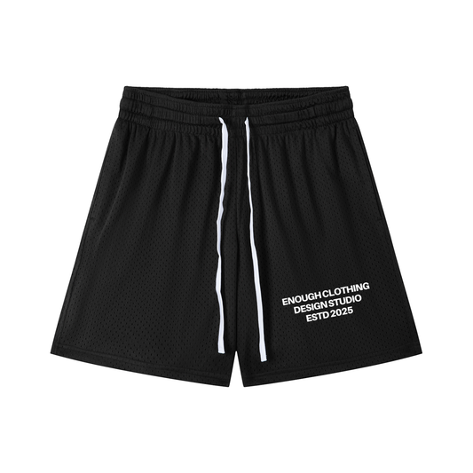 Mesh Drawstring Shorts
