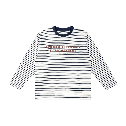 Kid's ECDS Striped Long Sleeve T-Shirt
