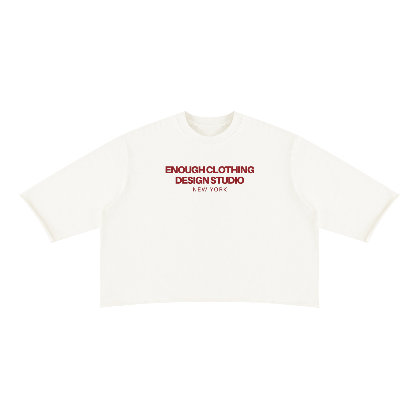Unisex Mineral Wash Raw Hem Boxy T-Shirt