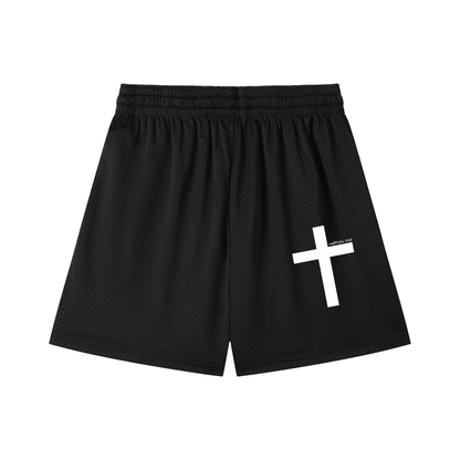 Enough.Mesh Drawstring Shorts