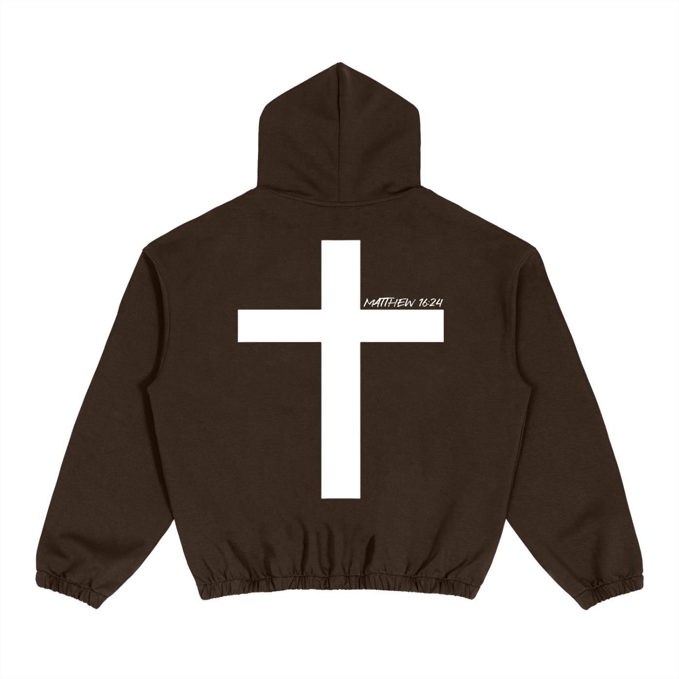 Enough.Boxy Hoodie Brown