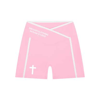 Women’s High Rise Color Block Yoga Shorts