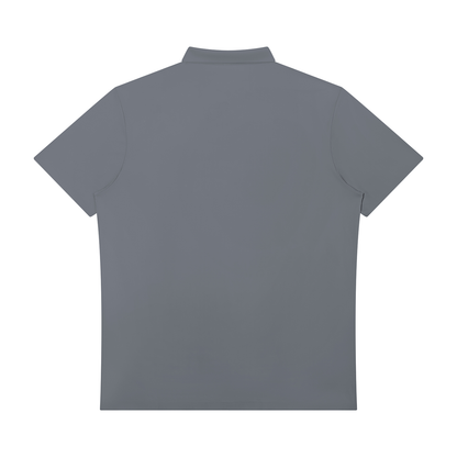 Enough.Men's Quarter-Zip Performance Polo Shirt
