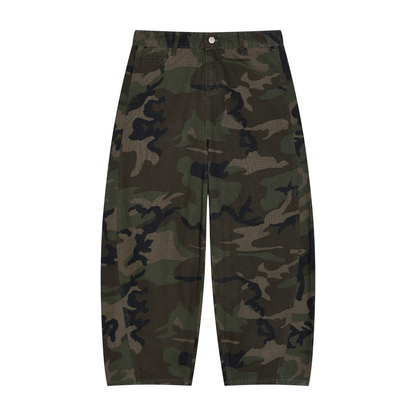 ECDS Camo Barrel Leg Cargo Pants