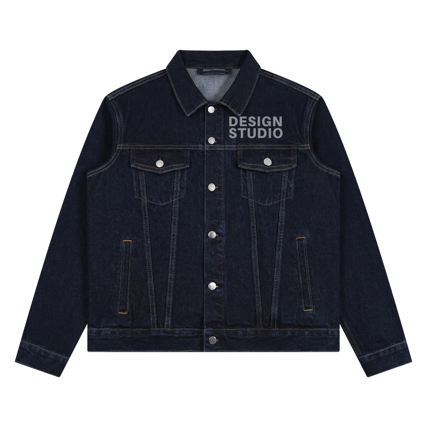 Unisex Vintage Wash Denim Jacket