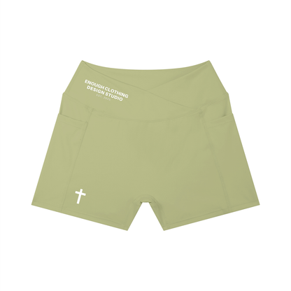 Women’s High Rise Pocket Yoga Shorts