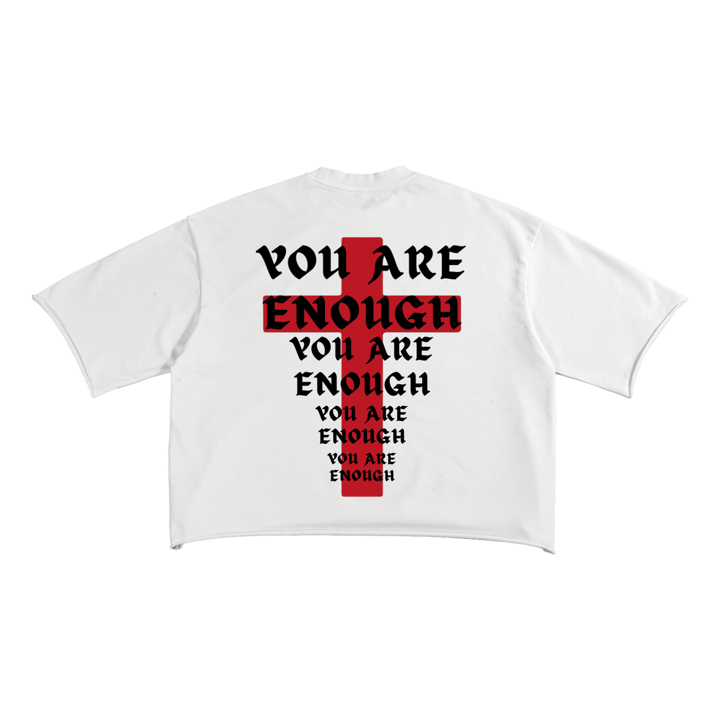 11:28 French Tee Red - White
