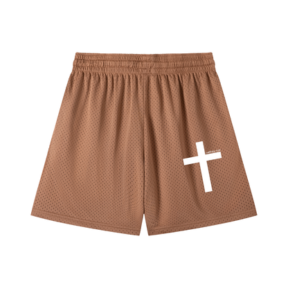 Enough.Mesh Drawstring Shorts