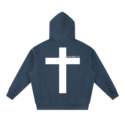 Essential Oversized Boxy Fit Fleece Hoodie
