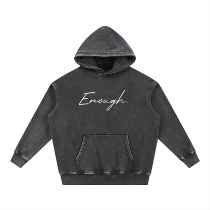 Enough.Armored Hoodie Black
