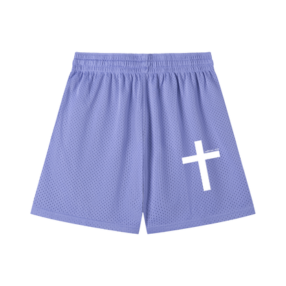 Enough.Mesh Drawstring Shorts