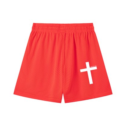 Enough.Mesh Drawstring Shorts