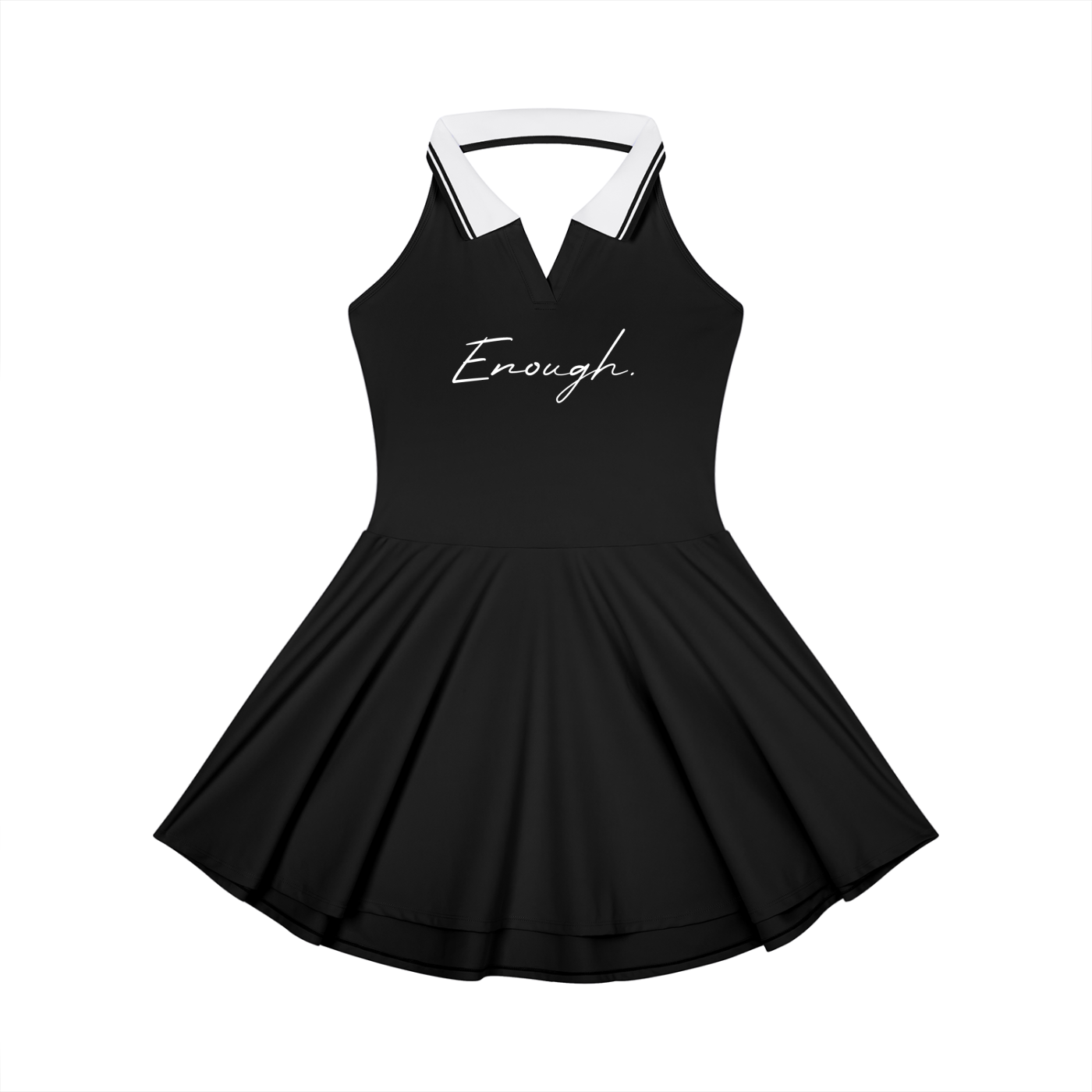 Enough.Black Tennis Dress