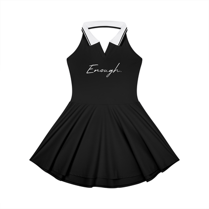 Enough.Black Tennis Dress