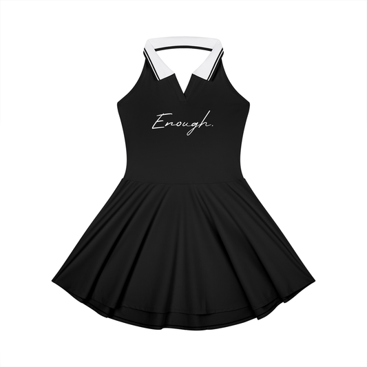 Enough.Black Tennis Dress