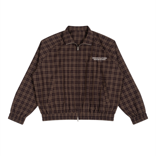 ECDS Plaid Full-Zip Track Jacket
