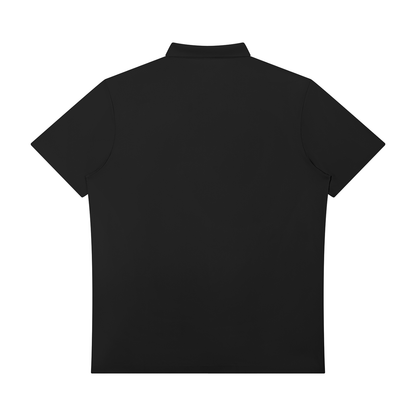 Enough.Men's Quarter-Zip Performance Polo Shirt