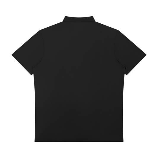 Enough.Men's Quarter-Zip Performance Polo Shirt