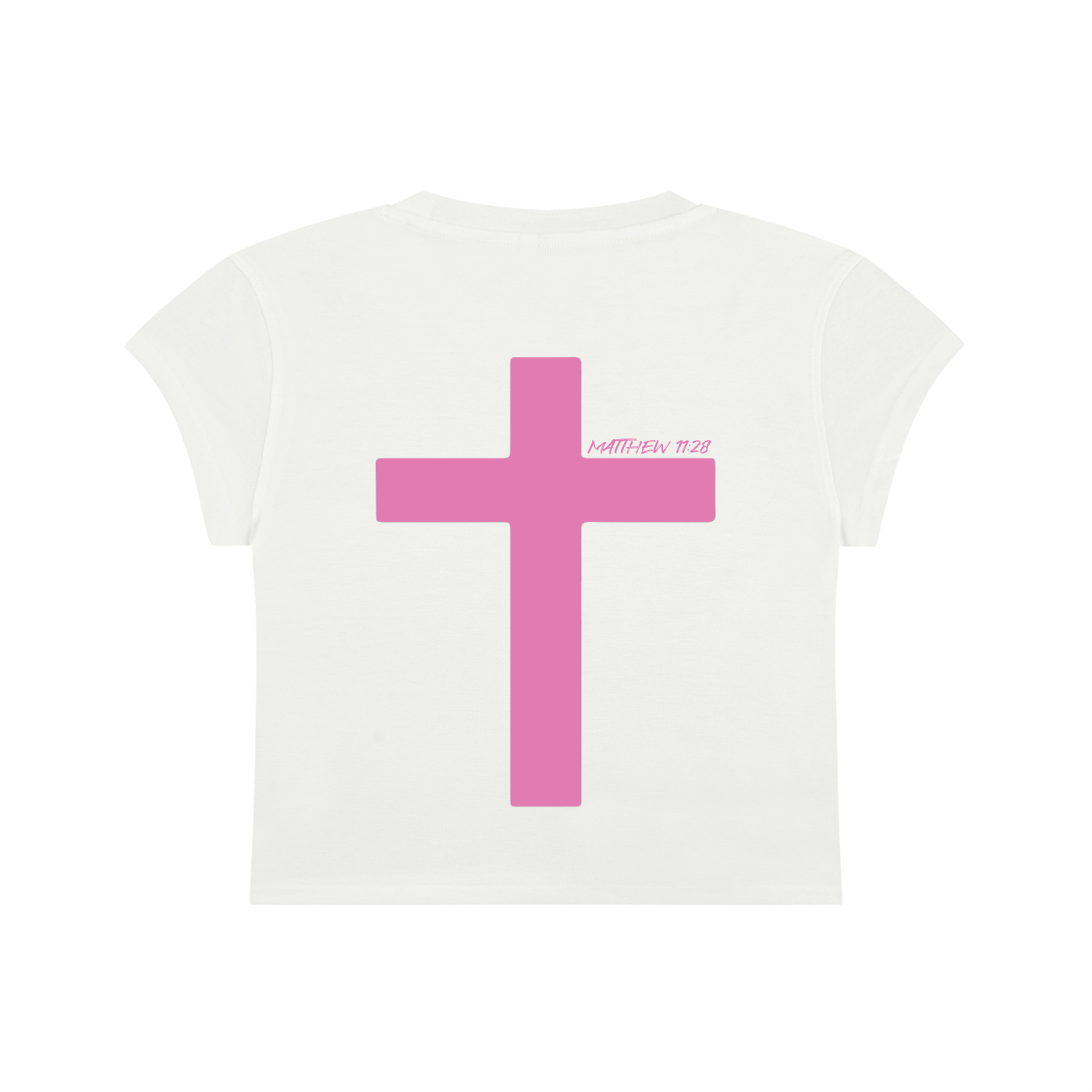 Women's ECDS NY Cropped Crewneck White