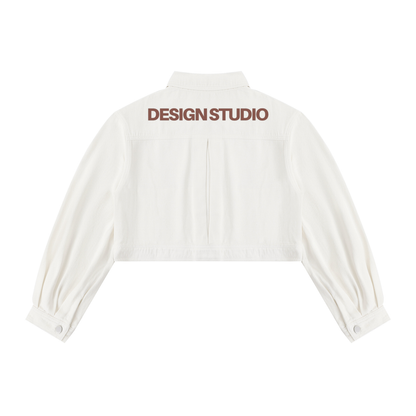 ECDS Women’s Crop Denim Jacket
