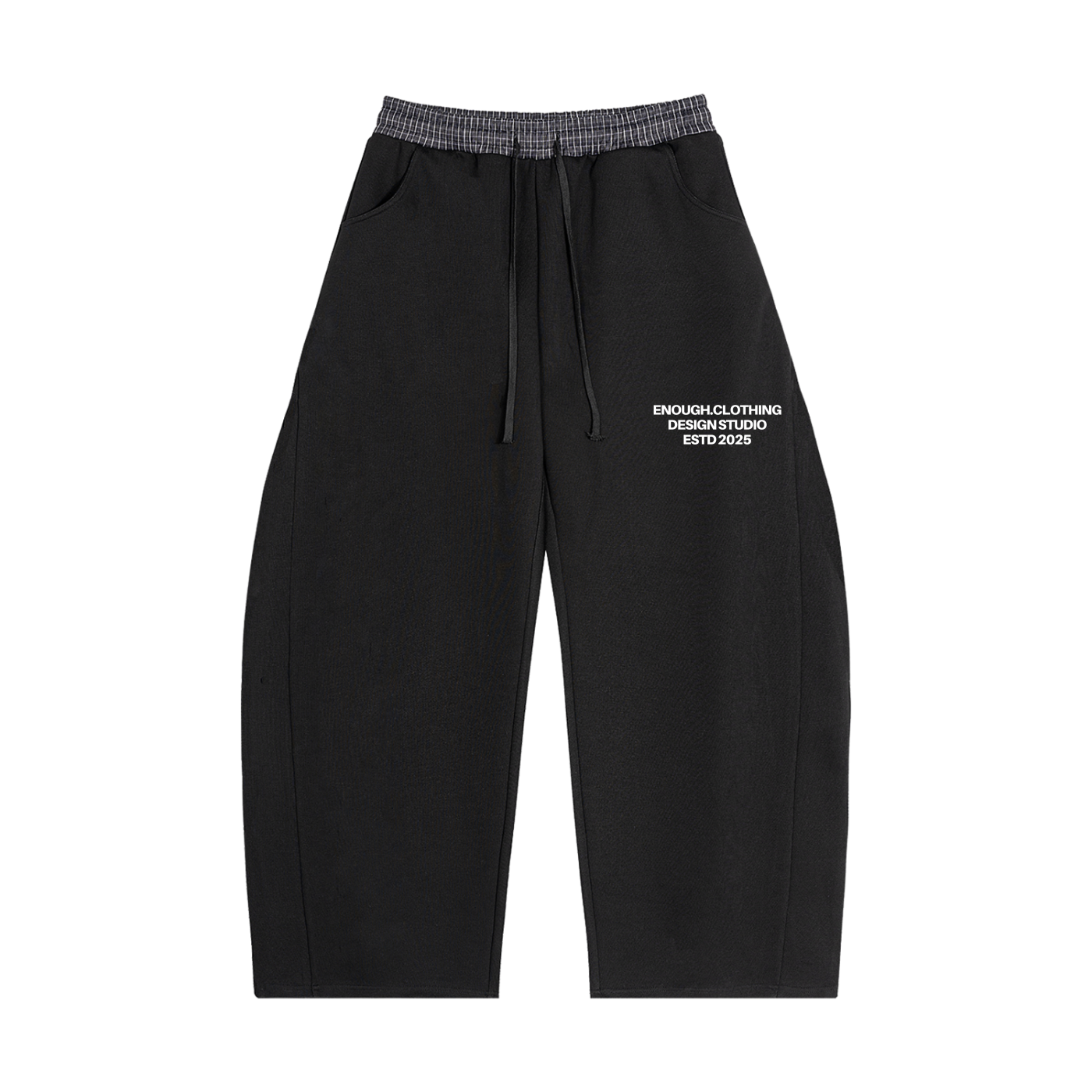 Enough.Barrel Plaid Sweatpants