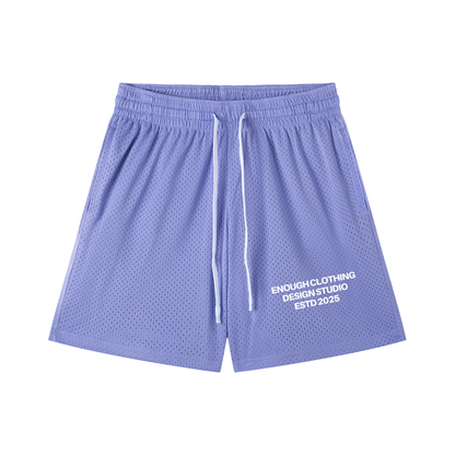 Enough.Mesh Drawstring Shorts