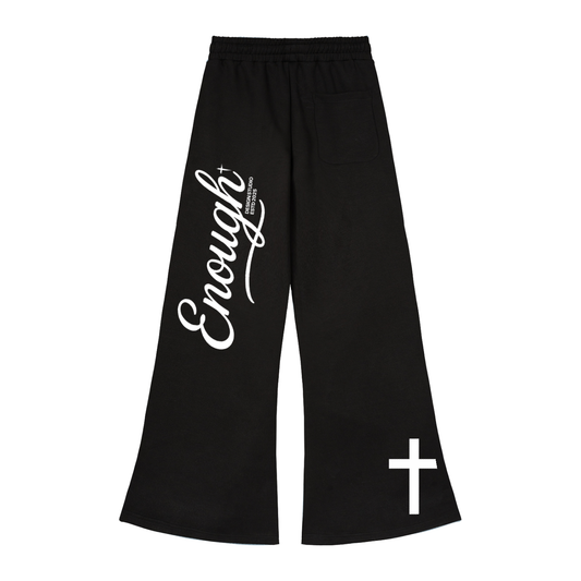 Enough.Wide Leg Sweatpants