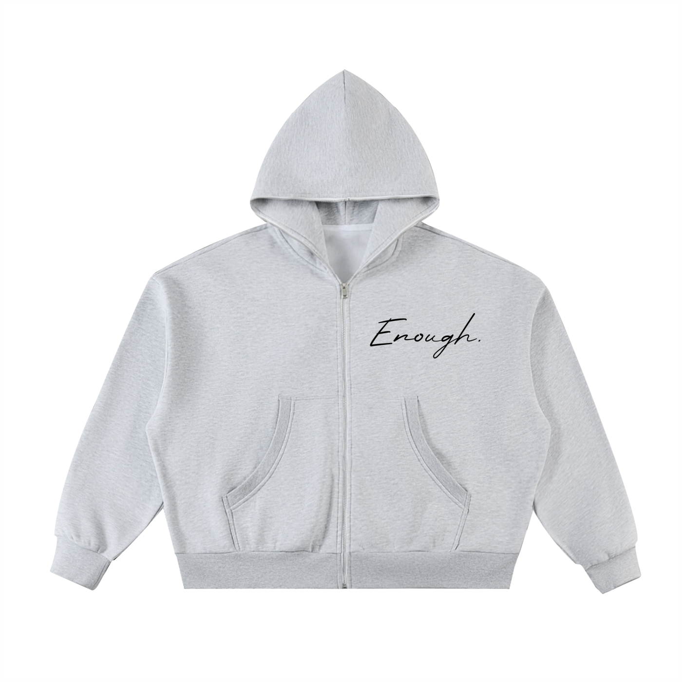 Enough.Hoodie Gray