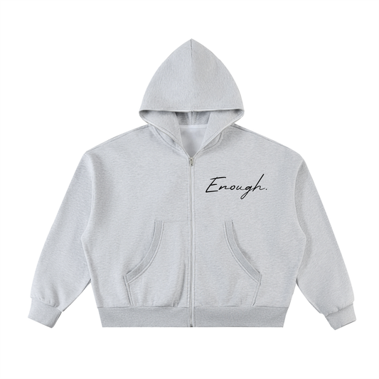 Enough.Hoodie Gray