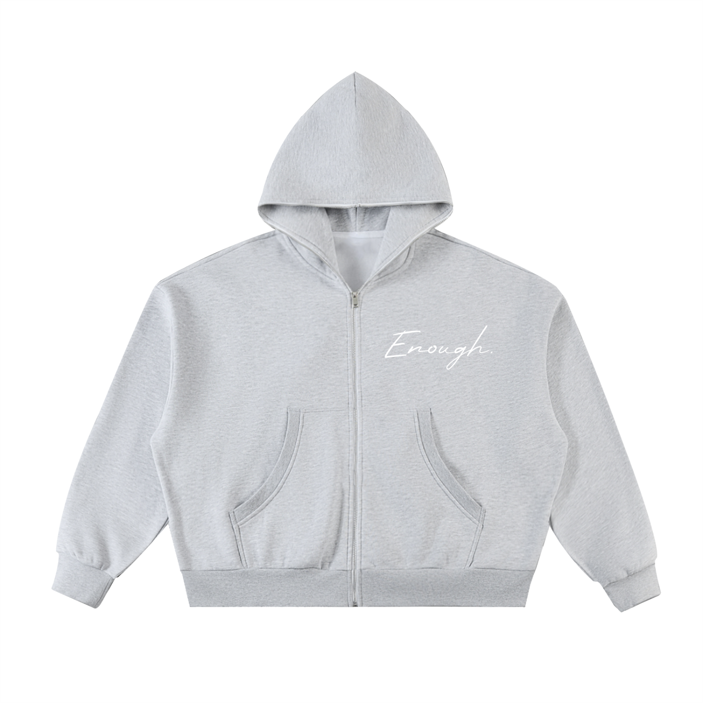 Enough.Hoodie Gray