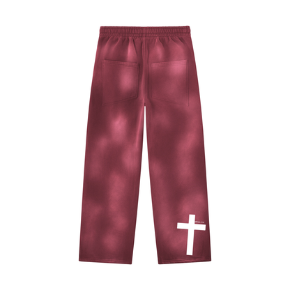 ECDS Sunfade Wide Leg Fleece Sweatpants