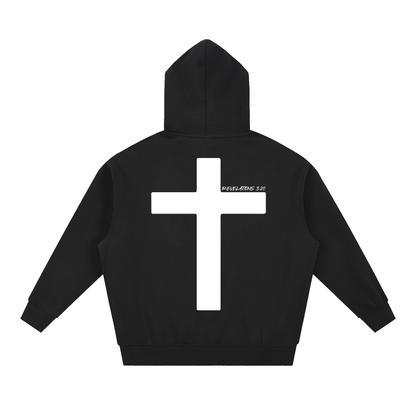 Essential Oversized Boxy Fit Fleece Hoodie